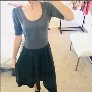 NWT lularoe black color block dress